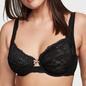 Body by Victoria The Fabulous by Victoria’s Secret Full Cup Lace Bra Black 42G